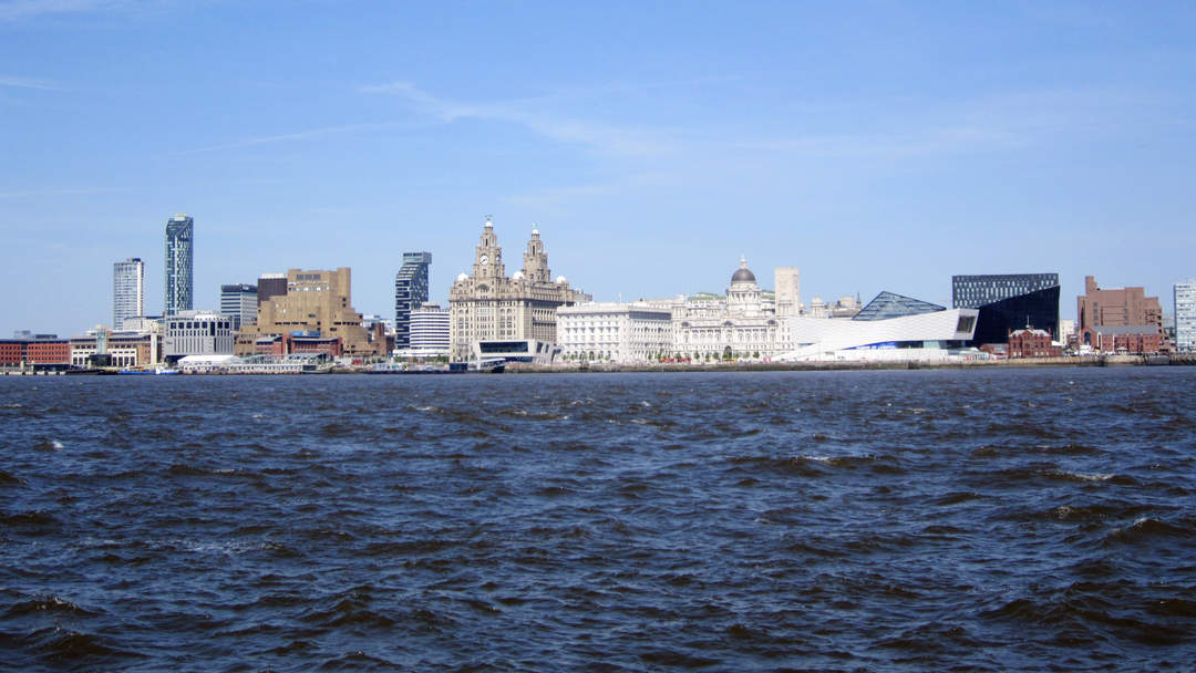 River Mersey: Major river emptying into Liverpool Bay